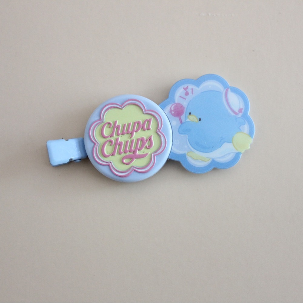 Sanrio Japan Chupa Chups Tuxedo Sam Hair Clip Brand new RARE
